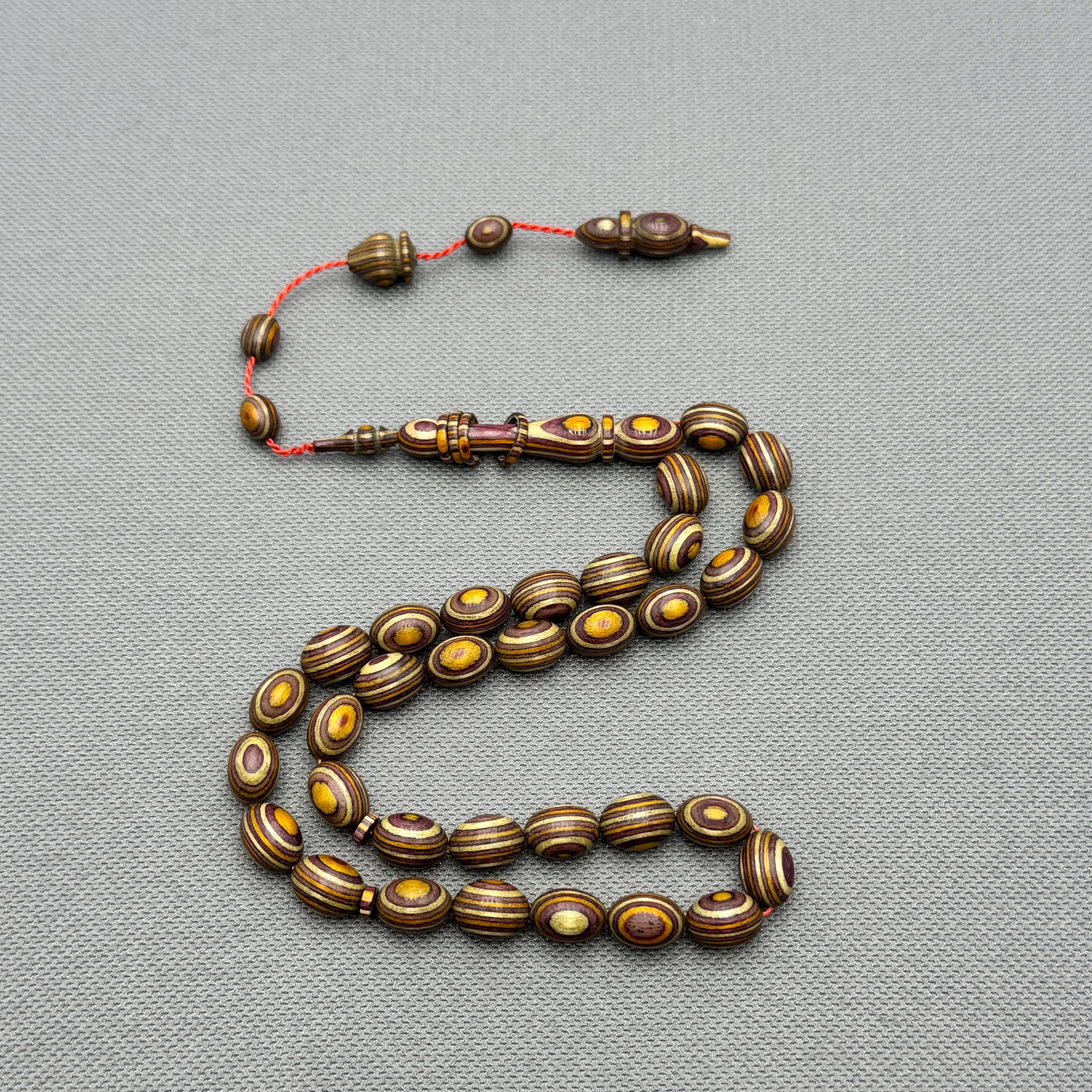 Usta İşçilikli Halkalı İmame Orjinal Kafur Ağacı Tespih